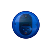 Interrupteur sans fil rond coloré 433 MHz, télécommande LED, contrôleur à bouton unique, émetteur