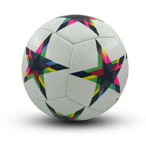 Wholesale Custom Logo Training Match Soccer Ball Machine Stitched PU Leather Professional Football Ball