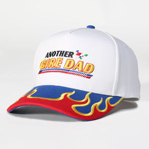 Özel 5 Panelli A-Frame Şapka Üreticisi Pamuklu Koşu Sporları Gorras Beyzbol Şapkası Erkekler İçin 3D Nakış Logolu Özel Baba Şapkası - Product Image 2