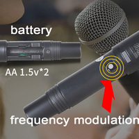 Microphone cravate sans fil Voxfull TW122 avec suppression du bruit pour une utilisation professionnelle sur scène et en studio