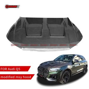 Mise à niveau sèche de <span class=keywords><strong>prix</strong></span> usine vers le capot de couverture de moteur de pièces d'auto de fibre de carbone de Style MSY pour <span class=keywords><strong>Audi</strong></span> <span class=keywords><strong>Q5</strong></span> Q5L 2021 - 2024 - Product Image 2