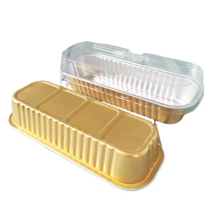 Moule à pain miniature coloré de 200 ml avec plateau en <span class=keywords><strong>aluminium</strong></span> jetable pour <span class=keywords><strong>micro</strong></span>-<span class=keywords><strong>ondes</strong></span>, couvercle en plastique PET de qualité alimentaire, cuillère en plastique, résistant au <span class=keywords><strong>four</strong></span> - Product Image 6