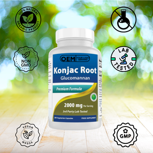 체중 감량 식품 Konjac Glucomannan 캡슐 건강 관리 성인 사용 임산부 할랄 인증 에너지 지원 1-2 - Product Image 2