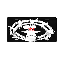 Plaque d'immatriculation décorative personnalisée sur le thème de Saipan, en aluminium antirouille, pour camion, SUV, camping-car, moto, garage, exposition automobile, cadeau