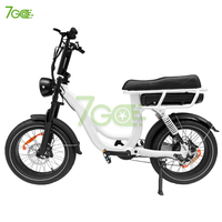 Vélo électrique hybride à gros pneus EB8 Torque en alliage d'aluminium, 500W, roue de 20 pouces, batterie au lithium 48V 18.2AH, double suspension Shimano