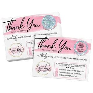 Cá nhân in ấn logo Đảng trò chơi giành chiến thắng <span class=keywords><strong>Scratch</strong></span> Off thẻ vé tùy chỉnh Quà Tặng Giấy Cảm ơn bạn kinh doanh <span class=keywords><strong>Scratch</strong></span> Off thẻ - Product Image 5