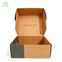 Emballage en carton pliable personnalisé imprimé, emballage écologique en papier pour le commerce électronique en gros avec logo