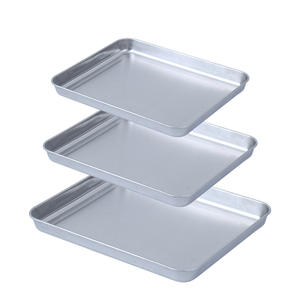 Plateau de cuisson en acier inoxydable de haute qualité pain gâteau plaque de cuisson Restaurant cuisine nourriture fruits légumes plateau de rangement avec support - Product Image 2