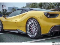 Kit de carrosserie latérale en fibre de carbone style N pour Ferrari 488 GTB Spider, kit de bordure latérale de carrosserie légère pour mise à niveau