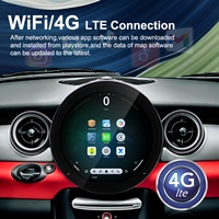 Navihua Nueva Actualización Autoradio de 11.7 Pulgadas con GPS y DVD para BMW MINI R56/R60 2007-2011