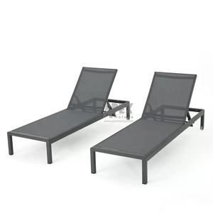 Patio piscine Chaise longue chaise <span class=keywords><strong>de</strong></span> jour chaise réglable piscine chaise longue en aluminium <span class=keywords><strong>lit</strong></span> <span class=keywords><strong>de</strong></span> repos extérieur piscine chaise longue - Product Image 6