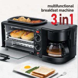 Vente Directe d'Usine en Stock Station de Petit-Déjeuner 3 en 1 avec <span class=keywords><strong>Four</strong></span> et Cafetière Machine à Petit-Déjeuner Domestique 3-en-1 - Product Image 1