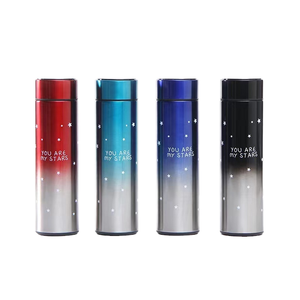 Paslanmaz çelik yalıtımlı termos akıllı su içme şişesi akıllı akıllı dijital Led sıcaklık göstergesi kapağı termos - Product Image 1