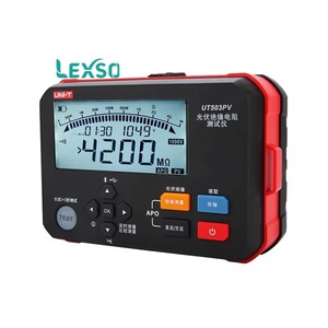 Medidor de Resistencia de Aislamiento Fotovoltaico Lexso Uni-t UT503PV - Megóhmetro de Alto Voltaje - Product Image 3