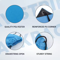 Minimalist Polyester İpli Sırt Çantası Şehir Modası Büzgülü Çanta Şık Gri Seyahat Spor Çantası Unisex Markalı