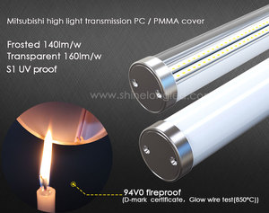 NSF Certified IP69K IK10 <b>LED</b> Tri-proof <b>Light</b> for Food Processing, 316 Stainless Steel PMMA Anti-corrosion Tubular <b>Light</b> - Product Image 5
