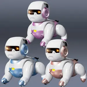 电动宠物机器人儿童教育智能触摸语音命令控制舞蹈机器人小狗玩具互动智能机器人狗