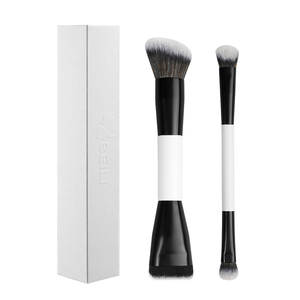 <span class=keywords><strong>Brocha</strong></span> de Maquillaje de Doble Mango de Pelo Vegano Suave, de Gran Venta, para Base y <span class=keywords><strong>Corrector</strong></span>, <span class=keywords><strong>con</strong></span> Caja Personalizada <span class=keywords><strong>con</strong></span> Logotipo Impreso a Color para Oriente Medio - Product Image 1