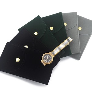 Multiple Color Customized <b>Watch</b> Travel Pouch Bag High End Microfiber Jewelry Pouch Velvet Jewelry <b>Watches</b> Travel Bag - Product Image 5