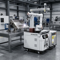 Système de robot de soudage laser collaboratif intelligent, bras à 6 axes, aucune programmation requise, 350A/500A, protection IP66, garantie de 2 ans