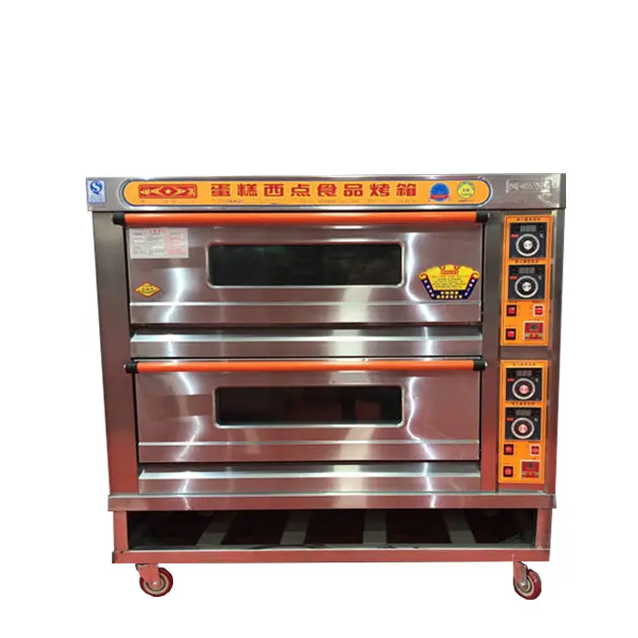 High Efficiency Heating System Automatic Gas Conveyor Pizza Oven for sale