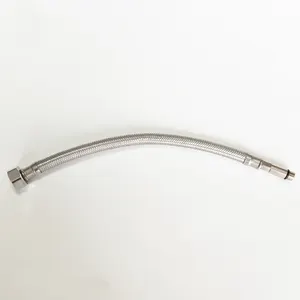 不锈钢浴缸柔性Pip Ss304编织软管，内卷三元乙丙橡胶，用于水浴室配件淋浴管