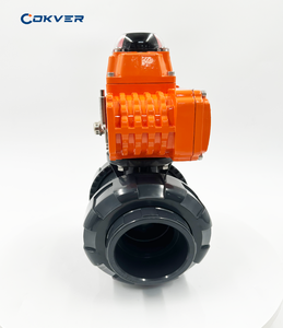 Điện uPVC cơ giới bóng van hai cách <span class=keywords><strong>3</strong></span> cách Thiết bị truyền động điện uPVC đôi Công Đoàn bóng van - Product Image 5