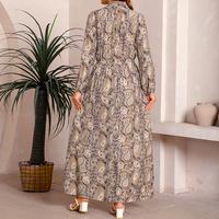 Nouvelle Robe Femme Imprimé Noix de Cajou Rétro 2026 – Tenue de Vacances Élégante Style Européen, Jupe Longue Évasée à Taille Cintrée pour Rendez-vous