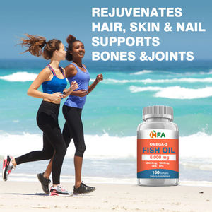 Số lượng 2025 biển sâu 6000 mg Omega-3 dầu cá viên nang mềm hỗ trợ DHA và EPA cao cho các sản phẩm sức khỏe Tâm thần và thể chất - Product Image 3