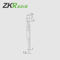 Módulo Lector RFID NFC Integrable de 13.56MHz con Antena Incorporada Compatible con Tarjetas ISO14443A/B ISO18092 con Interfaz TTL