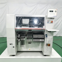Système de montage SMT Hanwha SM482 entièrement automatique d'occasion avec moteur PLC, système de placement clé en main pour ligne d'assemblage de PCB LED