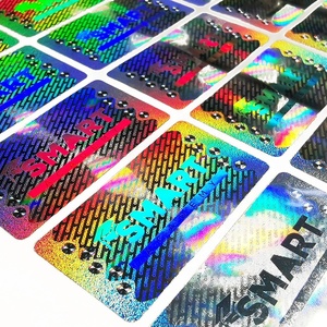 Tùy chỉnh 2D 3D cầu vồng ánh sáng điểm chống giả in ấn bảo hành nhãn một thời gian sử dụng chống giả mạo Hologram dính dán - Product Image 4