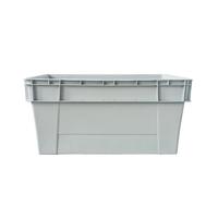 Caisse en plastique empilable et emboîtable de qualité supérieure, conforme aux normes européennes, pour le stockage logistique