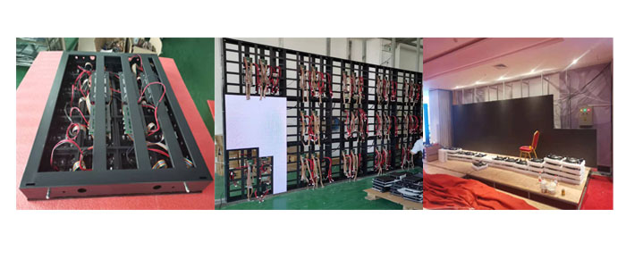 576x576mm Indoor Rental LED Screen Advertising HD P3 Indoor LED Display