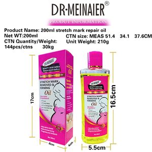Huile raffermissante anti-vergetures à la vitamine E, à l'extrait d'amande et de rose, 200 ml, non grasse, hydratante, soin du corps pour la grossesse et après l'accouchement - Product Image 3
