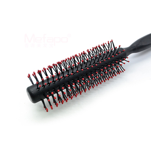 La setola di cinghiale a rullo rotondo in legno naturale di alta qualità del salone professionale raddrizza le spazzole per capelli - Product Image 5