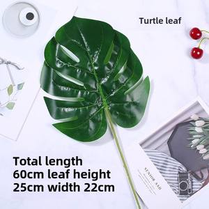 Vente directe d'usine Décoration d'intérieur Plantes artificielles & Feuilles artificielles Monstera Herbe Accessoires de photographie Matériel en tissu - Product Image 5