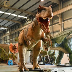 SGAD138 Dekorasi Luar Ruangan Model Dinosaurus Seperti Hidup Simulasi Animatronik Allosaurus Dinosaurus untuk Dijual