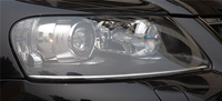 Couvercle de phare avant Surface en verre avec coque en plastique État neuf pour VW Volkswagen Touareg 2003-2006