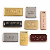Étiquettes personnalisées en métal pour vêtements, chaussures, sacs à main, parfums – Commande d'échantillons pour petites séries, faible MOQ, boutique