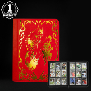 อัลบั้มใส่การ์ดสะสมแบบซิ<span class=keywords><strong>ป</strong></span>หนัง PU รุ่น Advanced 360 540 ช่องใส่การ์ด 9 ช่อง สำหรับการ์ด TCG MTG PKM และการ์ดกีฬา - Product Image 1