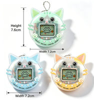 Animaux électroniques, jeu électronique nostalgique pour animaux de compagnie, jouet, porte-clés Uni Animal, Giga Virtual Digital Pet