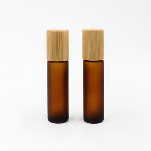 10ml 15ml <b>Bamboo</b> <b>Wood</b> Roll on Bottle Stainless Steel Glass Roller Ball Perfume Bottle Essential Oil Travel Refillable Container - Product Image 6