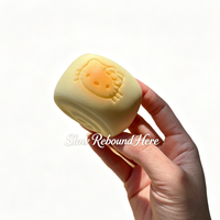YIWUPOWER Jouet Squishy Super Adhésif en forme de Chignon de Chaton, à Remontée Lente, Haute Élasticité, Anti-Stress, Jouet à Presser, Jouet Promotionnel