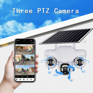 Cámara de Seguridad V380PRO 12MP IP66 8W Solar PTZ con Triple Lente, Tres Pantallas, 4G WiFi, para Residencias, Ranchos y Exteriores - Product Image 5