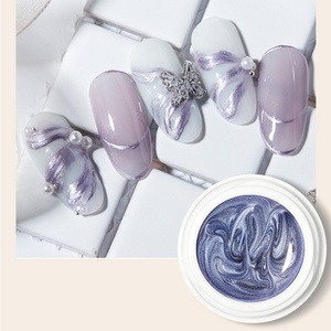 Gel de Uñas Metálico de Alta Densidad a Precio de Fábrica, Gel de Dibujo Metálico 3D para Decoración de Uñas en Salón de Belleza - Product Image 4