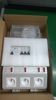 JUNW JA-RB 003 Carte de distribution électrique industrielle et domestique Petite boîte prête à l'emploi avec toutes sortes de prises 230V 240V