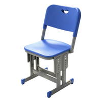 Ensemble bureau et chaise pour étudiant, design compact, hauteur réglable, pour salle de formation, pour un seul élève