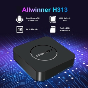 Boîtier <span class=keywords><strong>TV</strong></span> Android Q3PRO Allwinner H313 Lecteur multimédia 4K Ultra HD avec télécommande vocale Bluetooth - Product Image 4
