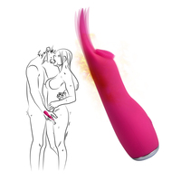 Starker Vibrator mit Wiederaufladbarer IPX7 Wasserdichter Heizfunktion für Zungenstimulation bis zum Höhepunkt G-Punkt-Vibrator Klitoris-Stimulation für Frauen